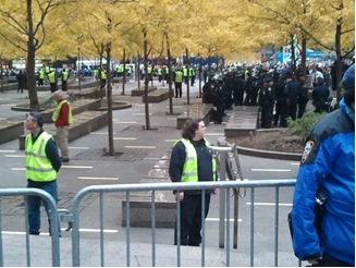 Cops in Zuccotti